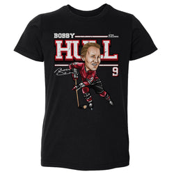 Bobby Hull Chicago Cartoon WHT (ONLINE ORDER ONLY)