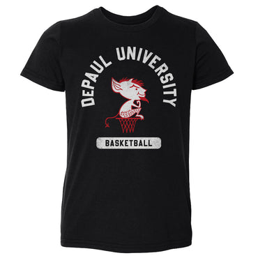 DePaul Blue Demons Mascot Basketball WHT