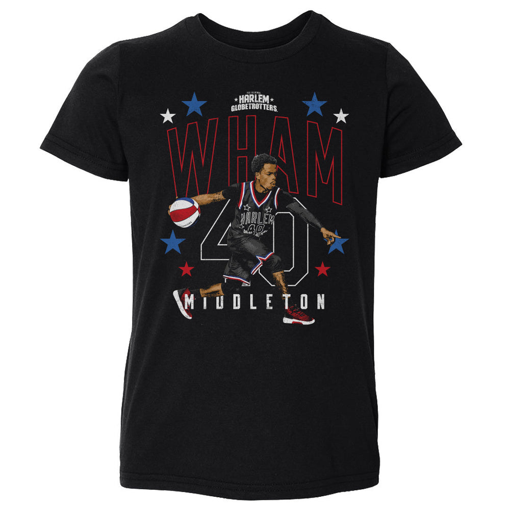 Wham Middleton Harlem Globetrotters Outline WHT (ONLINE ONLY)