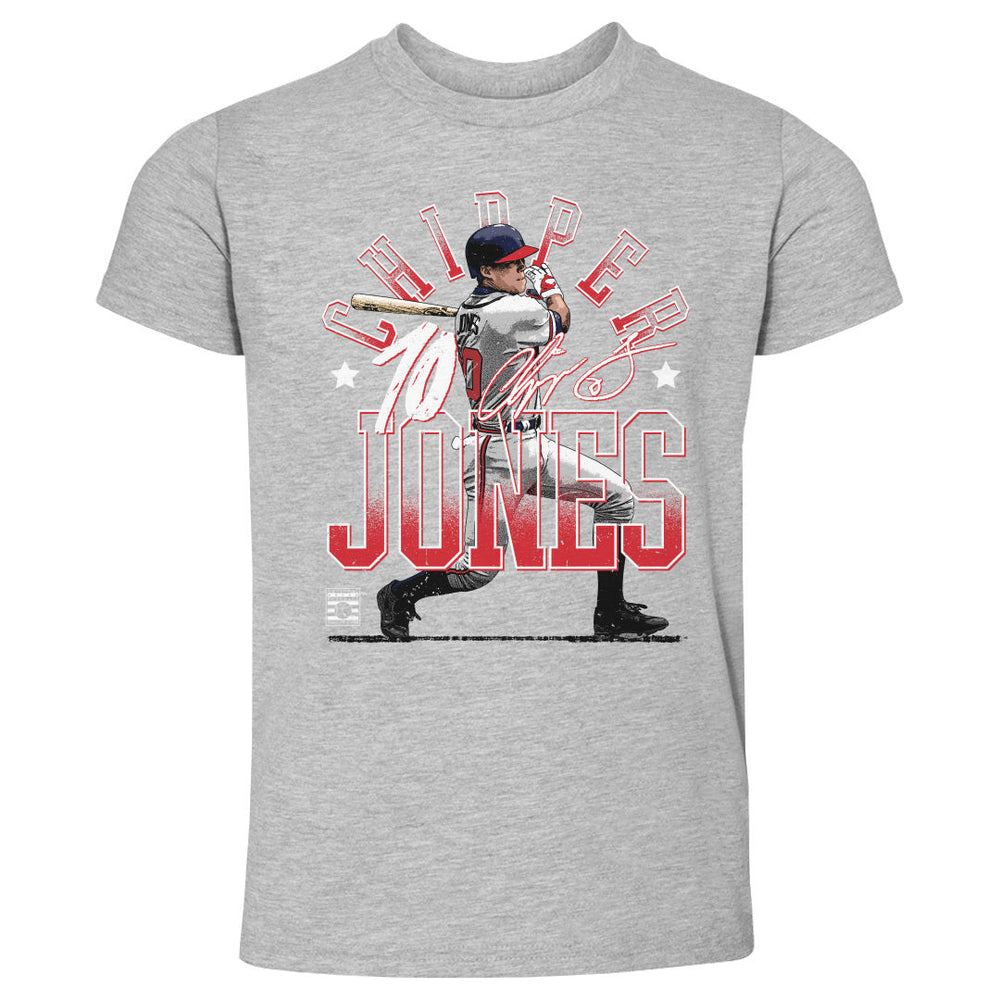 Chipper Jones Atlanta Arch WHT