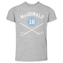 Lowell MacDonald Pittsburgh 18 Sticks WHT