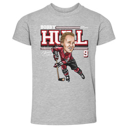 Bobby Hull Chicago Cartoon WHT (ONLINE ORDER ONLY)