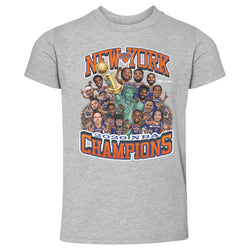 New York Knicks NBA Finals 2026 Champions Caricature WHT (ONLINE ORDER ONLY)