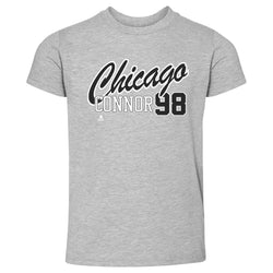 Connor Bedard Chicago Script 98 WHT (ONLINE ORDER ONLY)