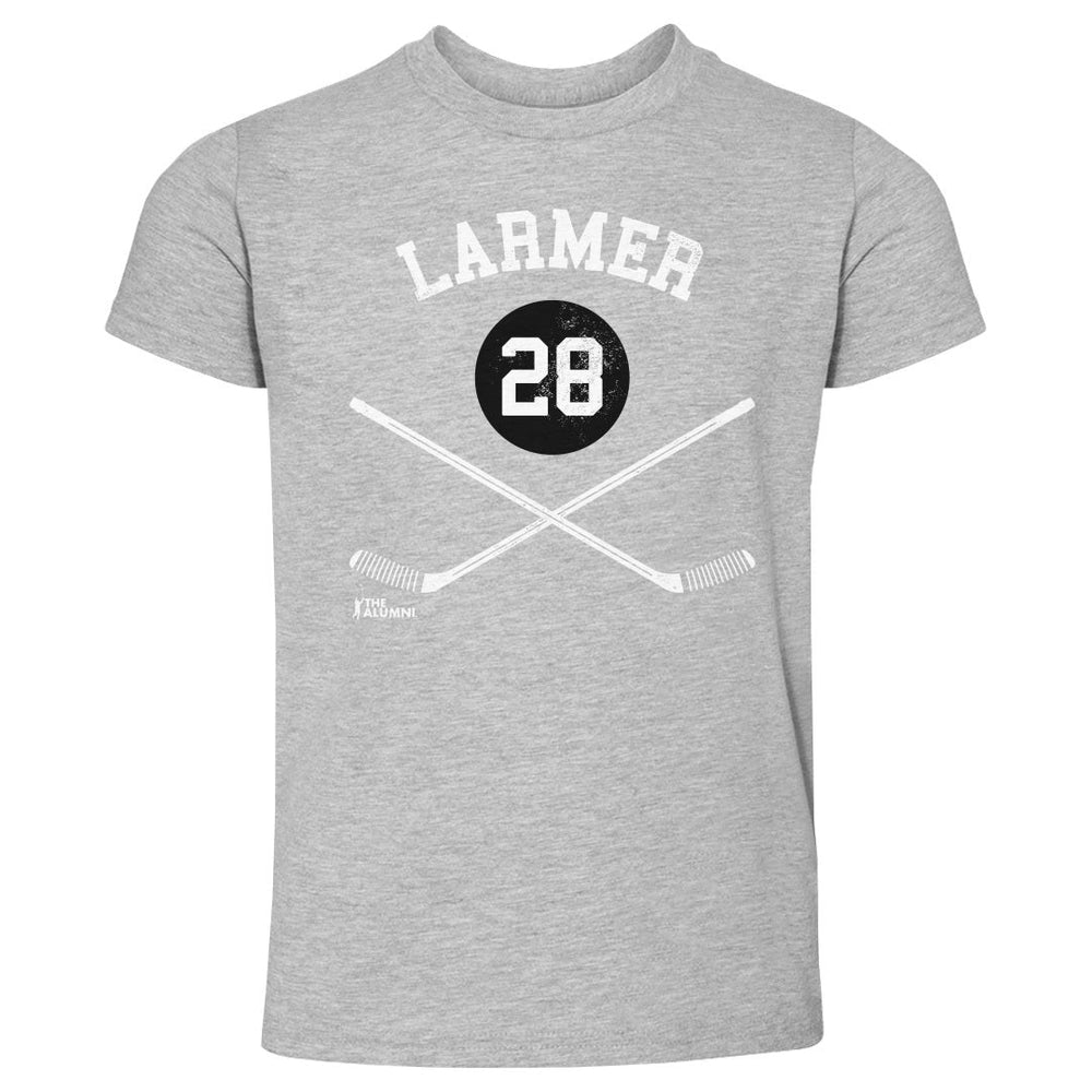 Steve Larmer Chicago 28 Sticks WHT (ONLINE ORDER ONLY)