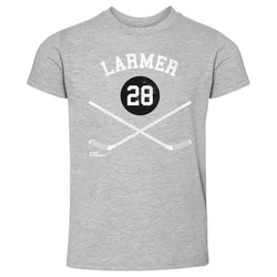 Steve Larmer Chicago 28 Sticks WHT (ONLINE ORDER ONLY)