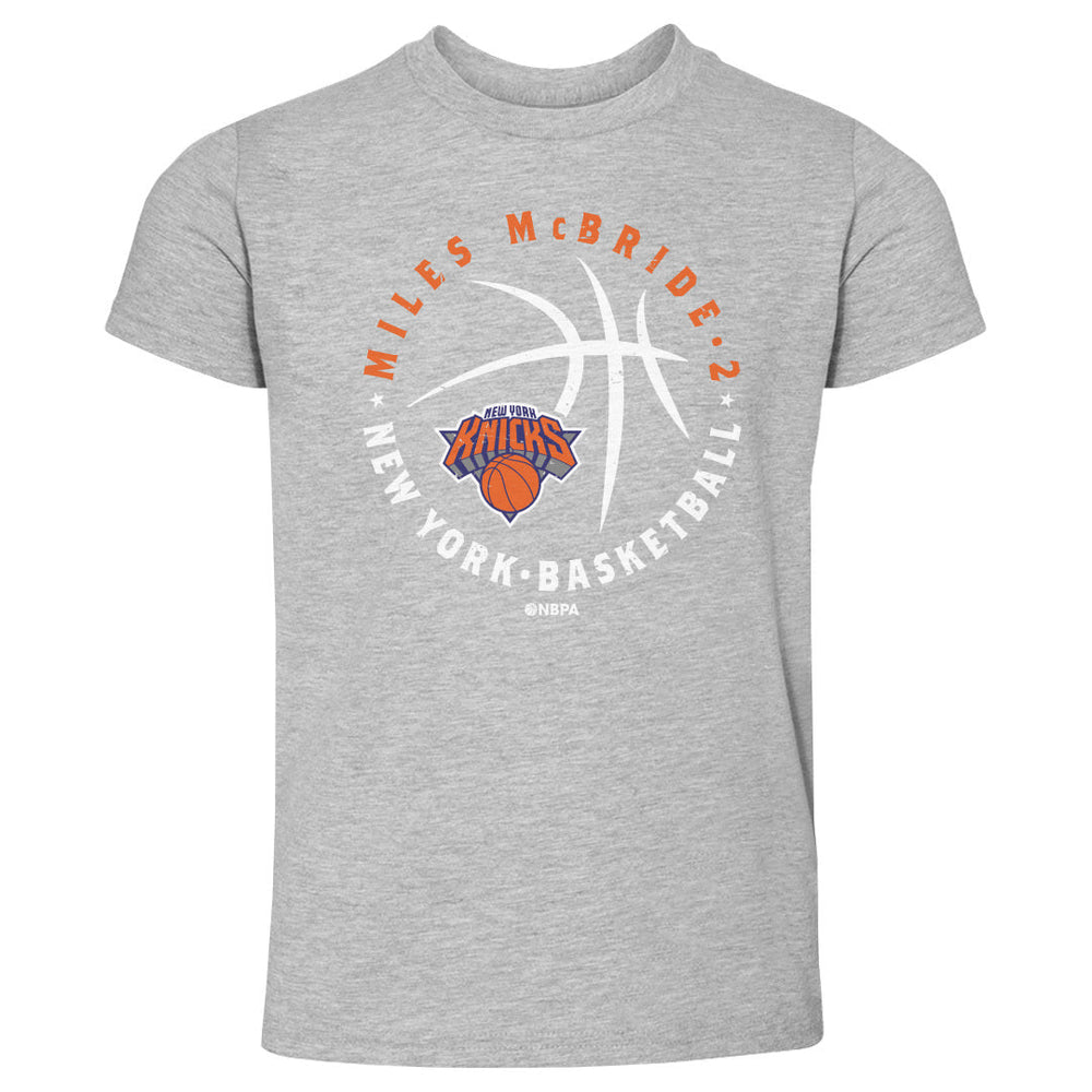 Miles McBride New York Knicks Player Ball WHT (ONLINE ORDER ONLY)