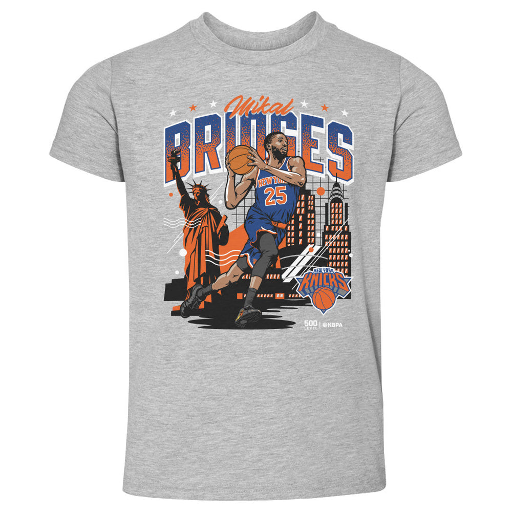 Mikal Bridges New York Knicks Skyline WHT (ONLINE ORDER ONLY)