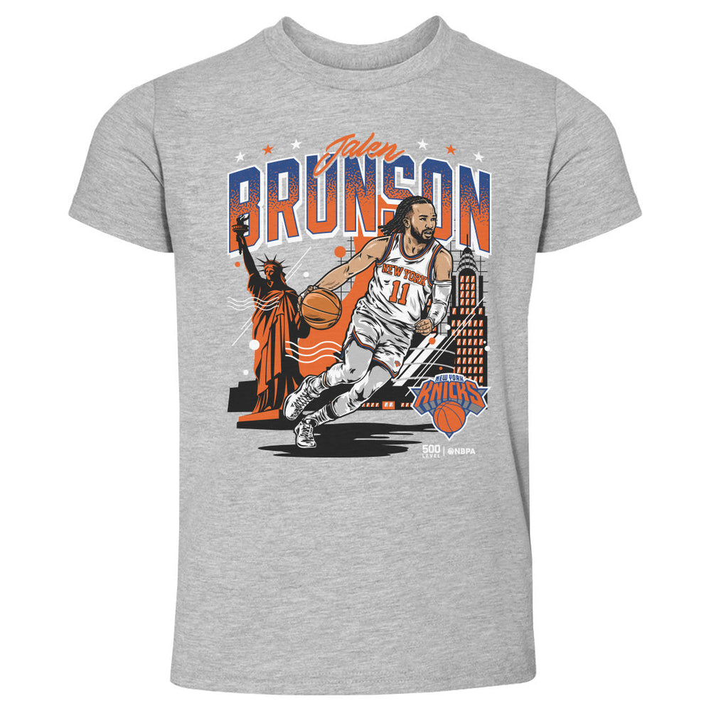 Jalen Brunson New York Knicks Skyline WHT (ONLINE ORDER ONLY)