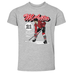 Stan Mikita Chicago Retro Script WHT (ONLINE ORDER ONLY)