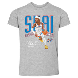 Shai Gilgeous-Alexander Oklahoma City Thunder Caricature WHT (ONLINE ORDER ONLY)
