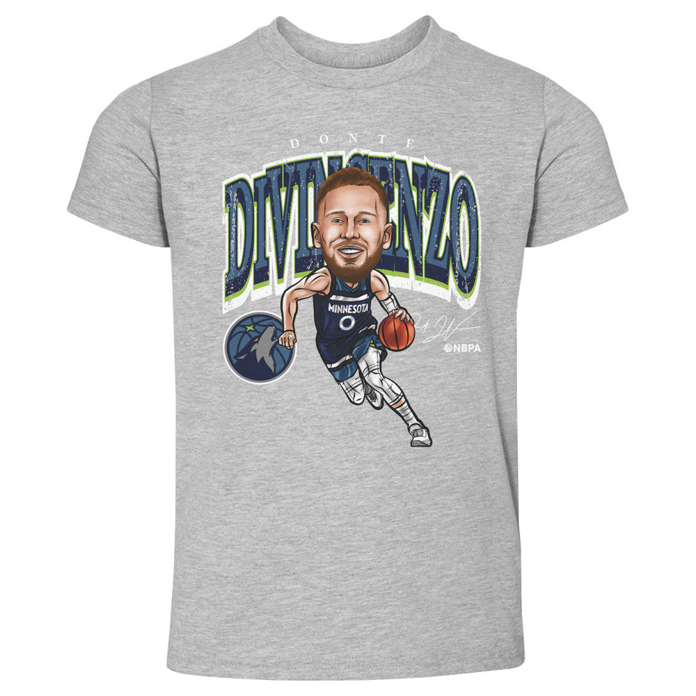 Donte DiVincenzo Minnesota Timberwolves Cartoon NBA WHT (ONLINE ORDER ONLY)