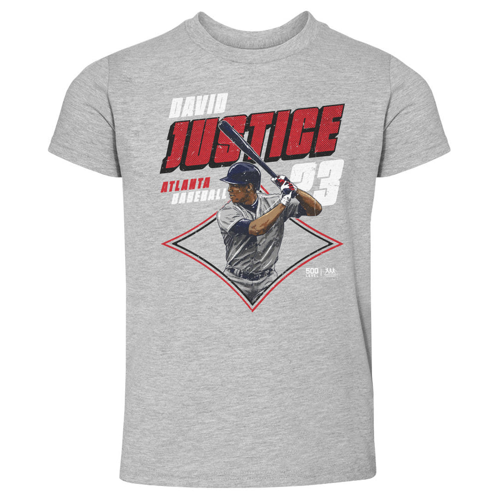 David Justice Atlanta Diamond WHT