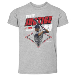 David Justice Atlanta Diamond WHT