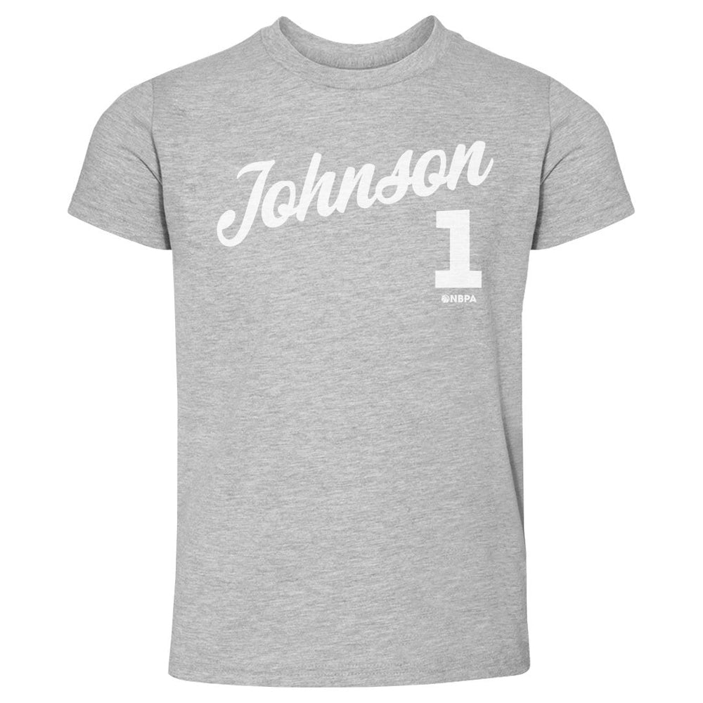 Jalen Johnson Atlanta Script WHT