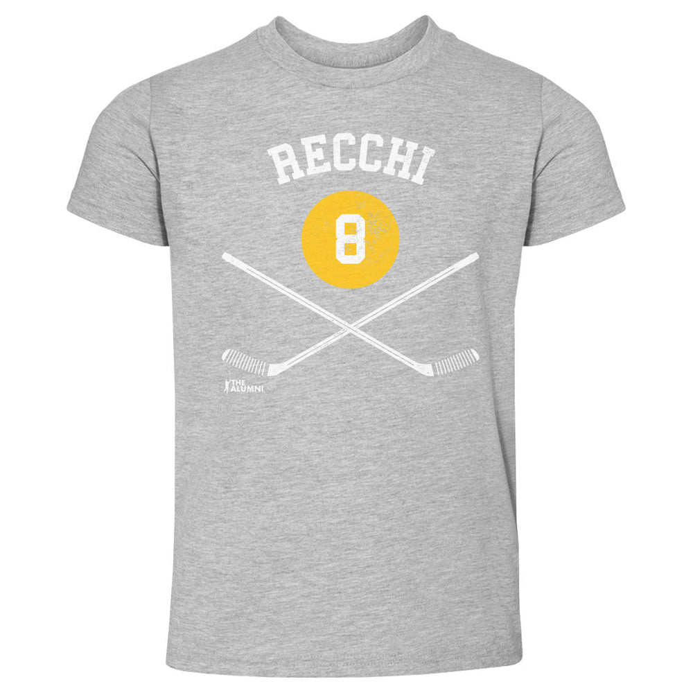 Mark Recchi Pittsburgh 8 Sticks WHT