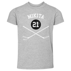 Stan Mikita Chicago 21 Sticks WHT (ONLINE ORDER ONLY)