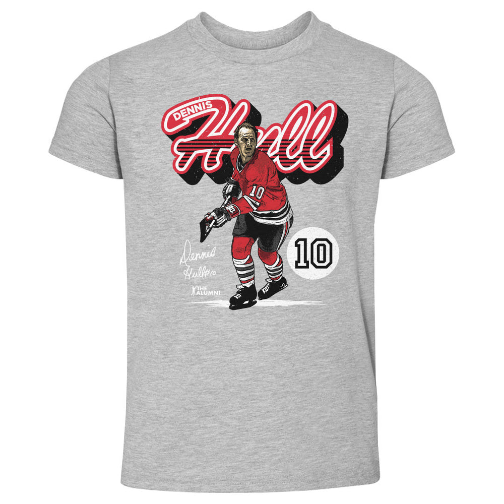 Dennis Hull Chicago Retro Script WHT (ONLINE ORDER ONLY)