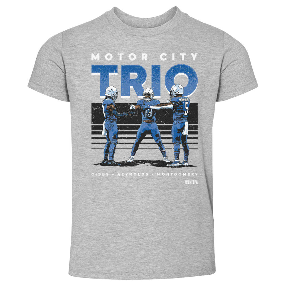 Jahmyr Gibbs Craig Reynolds & David Montgomery Detroit Trio WHT (ONLINE ORDER ONLY)