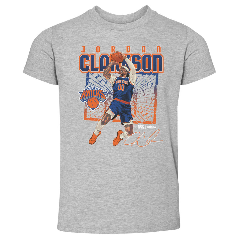 Jordan Clarkson New York Knicks Shattered WHT (ONLINE ORDER ONLY)