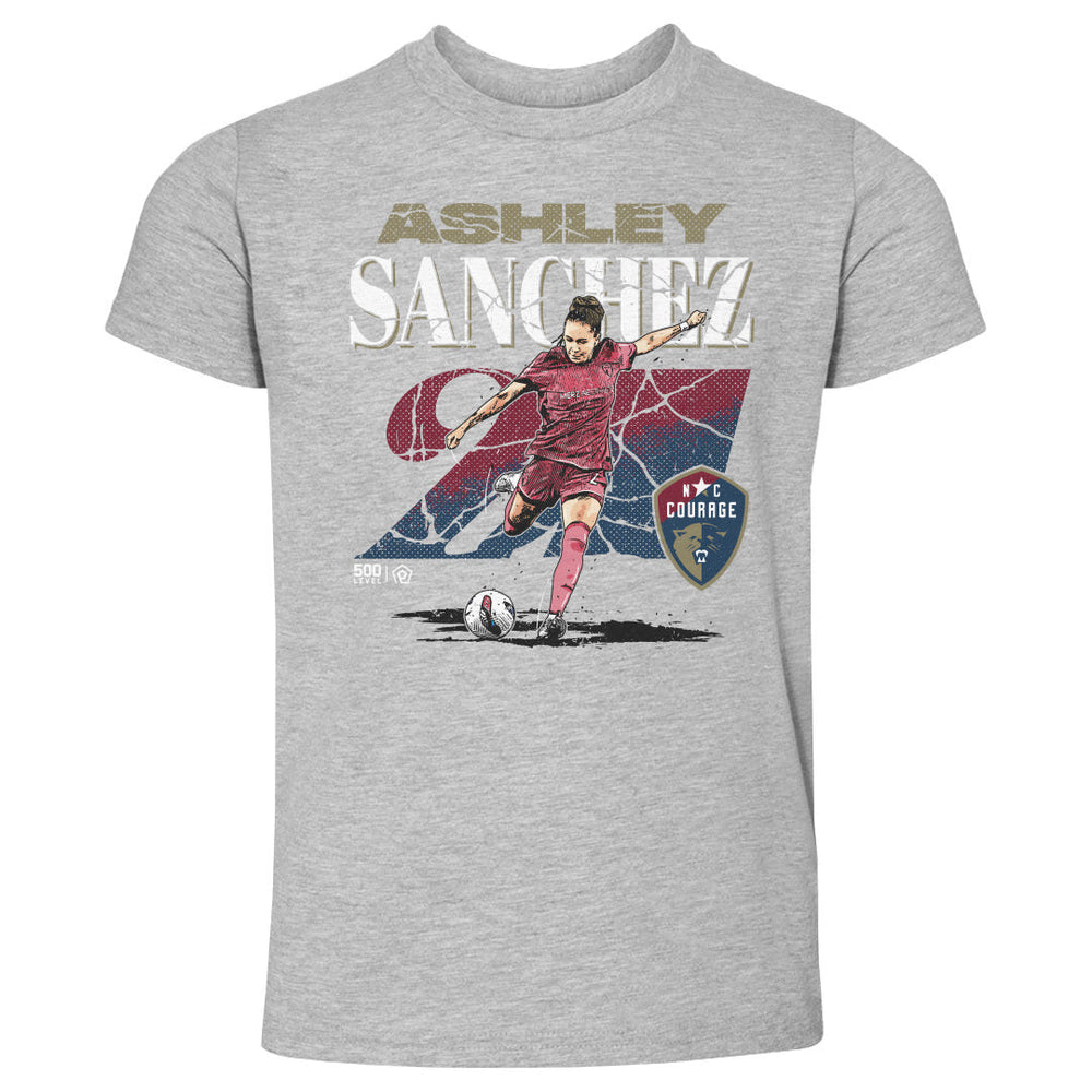 Ashley Sanchez North Carolina Courage Cracked Number WHT (ONLINE ORDER ONLY)