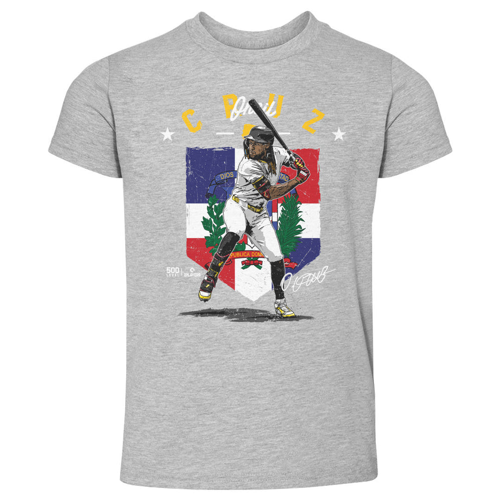 Oneil Cruz Pittsburgh Country Flag WHT