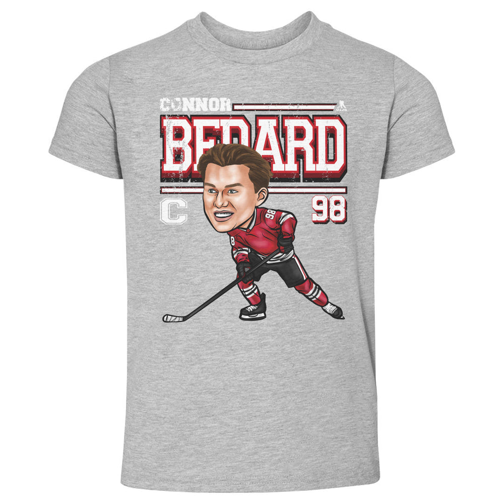 Connor Bedard Chicago Cartoon WHT (ONLINE ORDER ONLY)