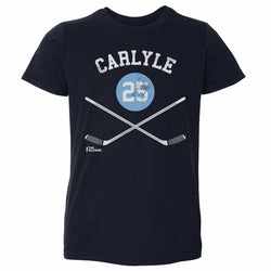 Randy Carlyle Pittsburgh 25 Sticks WHT