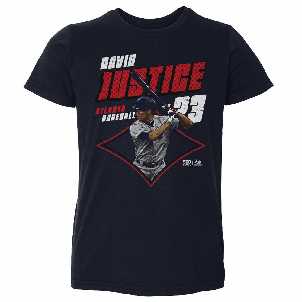 David Justice Atlanta Diamond WHT