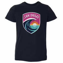 San Diego Wave FC Vintage Primary Logo WHT (ONLINE ORDER ONLY)