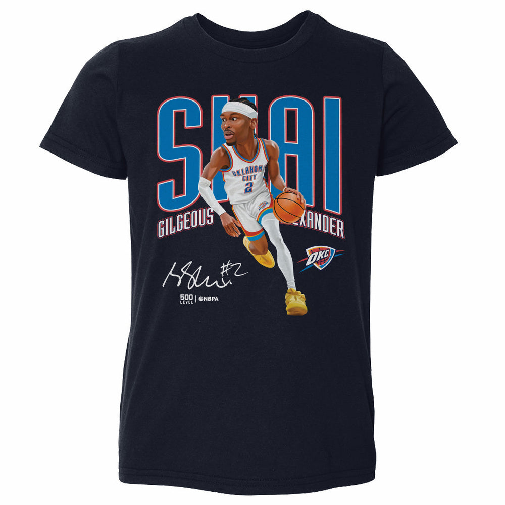 Shai Gilgeous-Alexander Oklahoma City Thunder Caricature WHT (ONLINE ORDER ONLY)