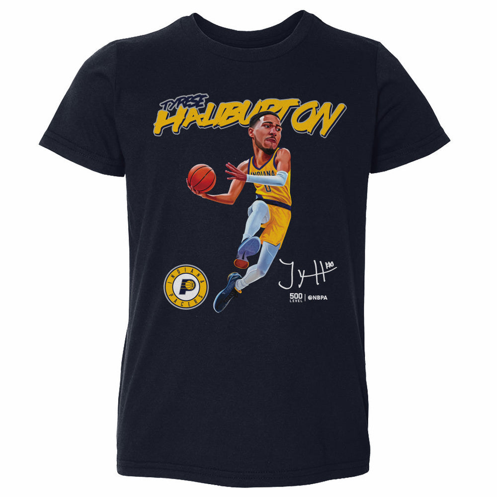 Tyrese Haliburton Indiana Pacers Caricature WHT (ONLINE ORDER ONLY)