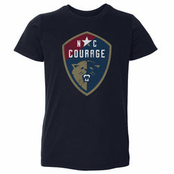 North Carolina Courage Vintage Primary Logo WHT (ONLINE ORDER ONLY)