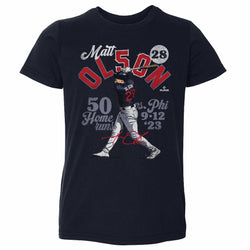 Matt Olson Atlanta 50 Homers WHT
