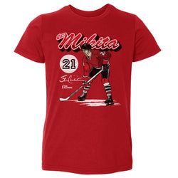 Stan Mikita Chicago Retro Script WHT (ONLINE ORDER ONLY)