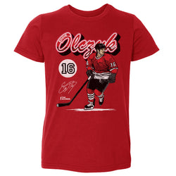 Eddie Olczyk Chicago Retro Script WHT (ONLINE ORDER ONLY)