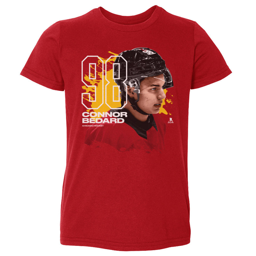Connor Bedard Chicago Profile WHT (ONLINE ORDER ONLY)