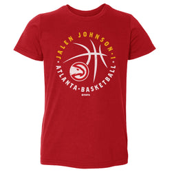 Jalen Johnson Atlanta Hawks Player Ball WHT (ONLINE ORDER ONLY)