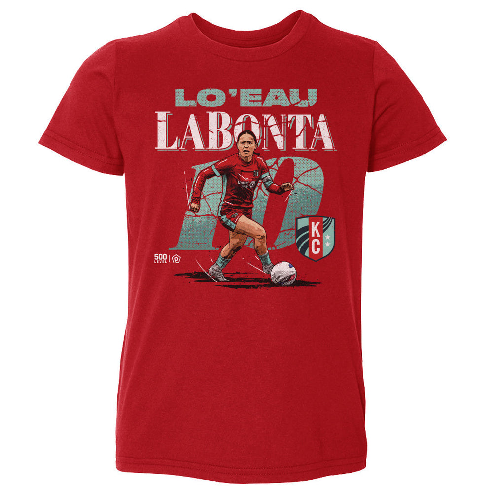 Lo'eau LaBonta Kansas City Current Cracked Number WHT (ONLINE ORDER ONLY)