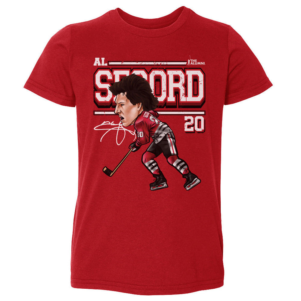 Al Secord Chicago Cartoon WHT (ONLINE ORDER ONLY)