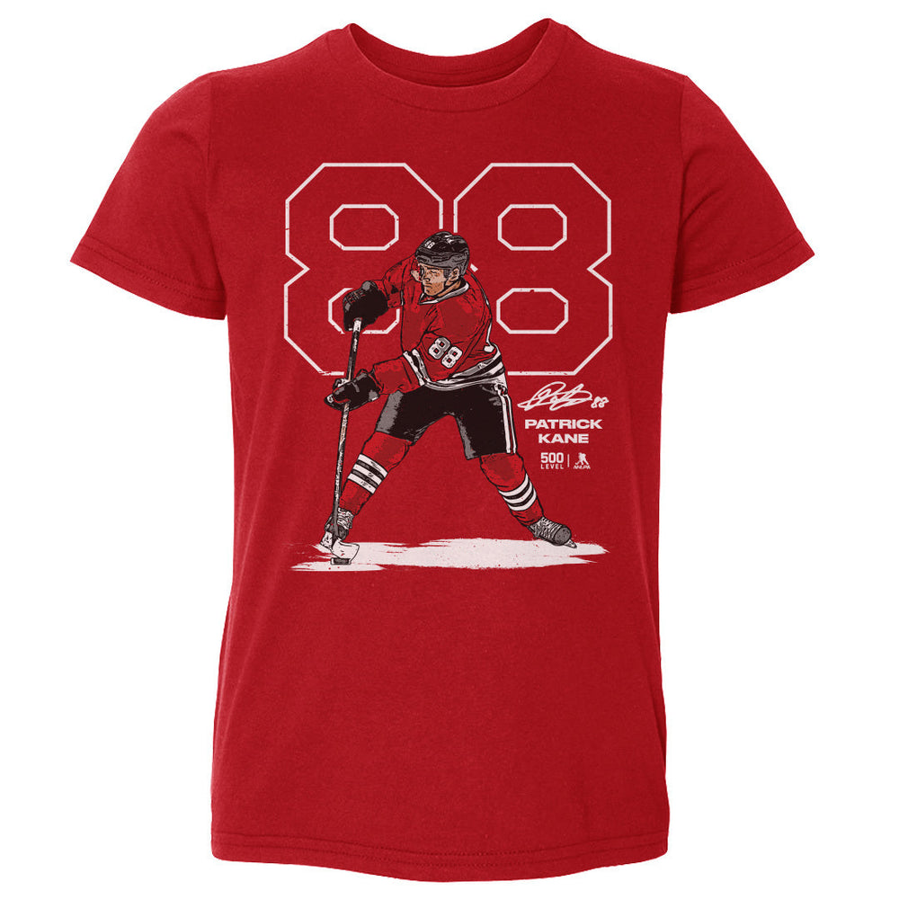 Patrick Kane Chicago Outline WHT (ONLINE ORDER ONLY)