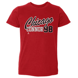 Connor Bedard Chicago Script 98 WHT (ONLINE ORDER ONLY)