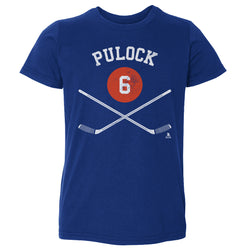 Ryan Pulock New York I Sticks WHT