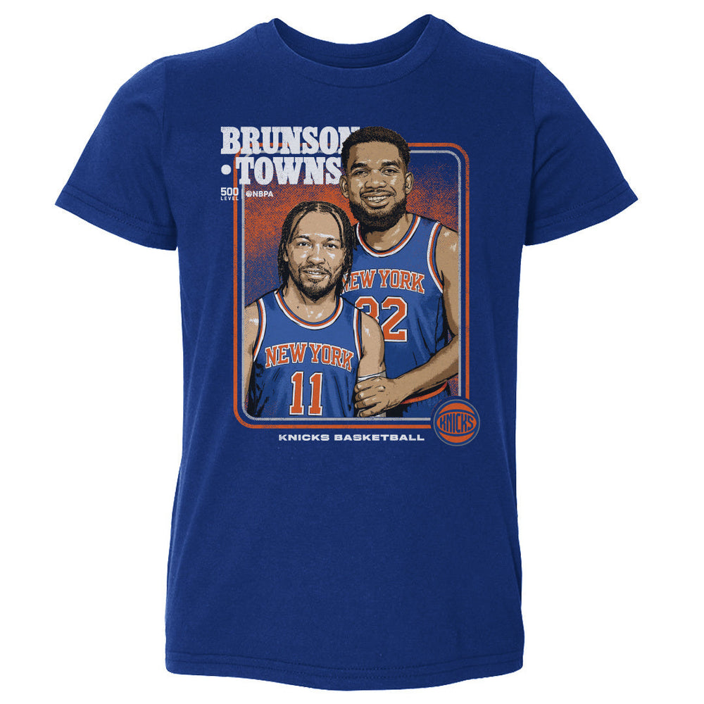 Jalen Brunson & Karl-Anthony Towns New York Knicks Step Brothers WHT (ONLINE ORDER ONLY)