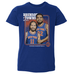 Jalen Brunson & Karl-Anthony Towns New York Knicks Step Brothers WHT (ONLINE ORDER ONLY)