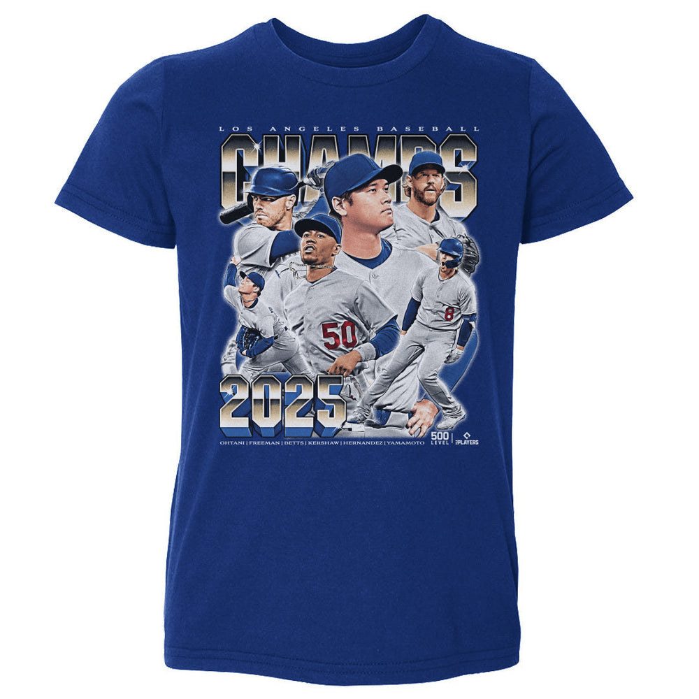 Los Angeles D Baseball 2025 Champs Vintage WHT (ONLINE ORDER ONLY)