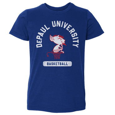 DePaul Blue Demons Mascot Basketball WHT