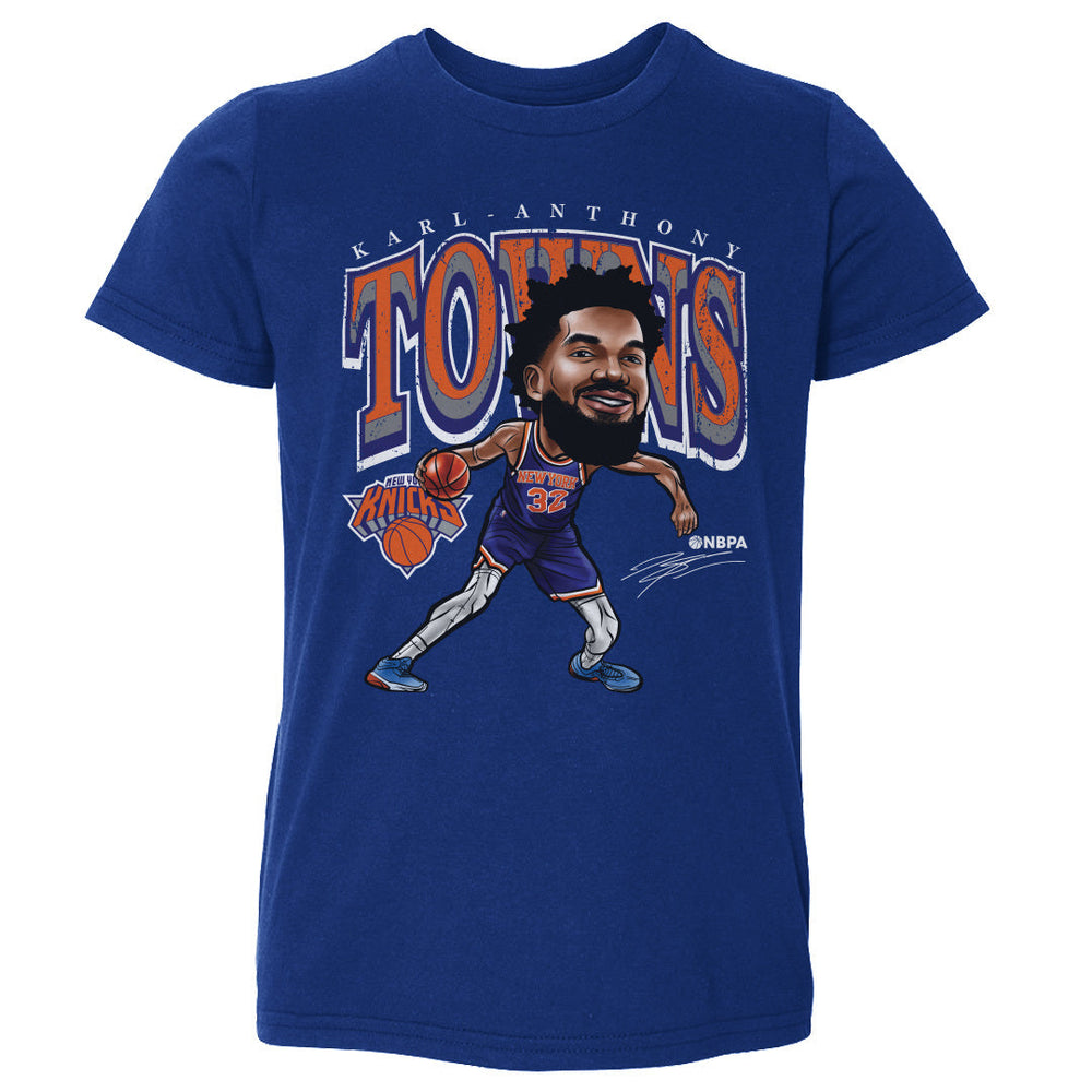 Karl-Anthony Towns New York Knicks Cartoon WHT (ONLINE ORDER ONLY)