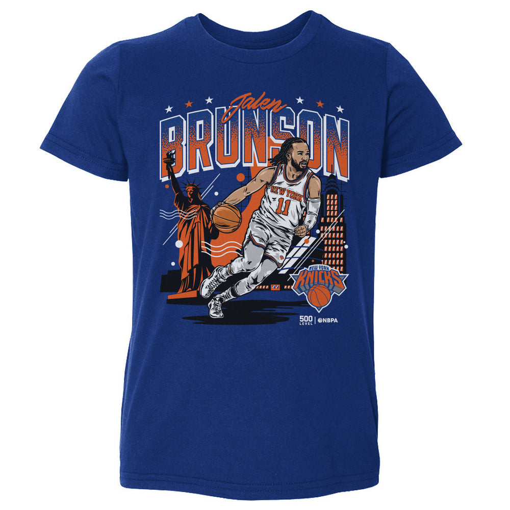 Jalen Brunson New York Knicks Skyline WHT (ONLINE ORDER ONLY)