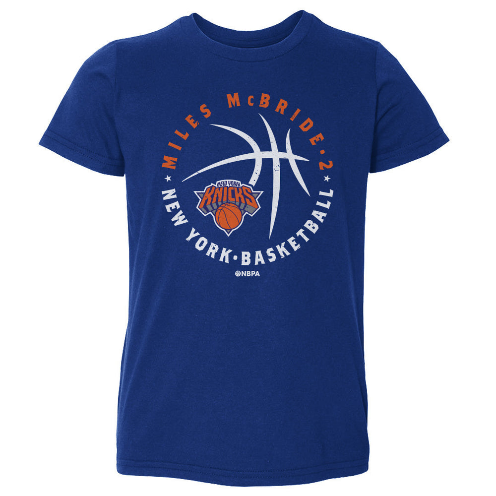 Miles McBride New York Knicks Player Ball WHT (ONLINE ORDER ONLY)